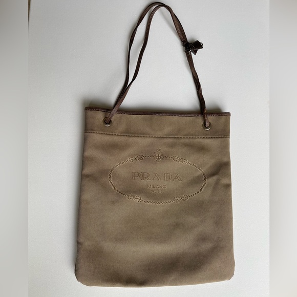 Prada Canapa Shoulder Crossbody Bag - Picture 1 of 11